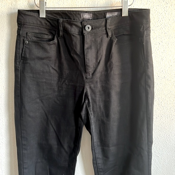 J.Jill Denim Authentic Fit Slim-Leg Jeans black 8 TALL - Picture 6 of 7